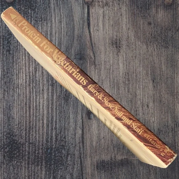 Book Protein For Vegetarians Cookbook Kitchen Retro Kitsch Vintage - Picture 6 of 7